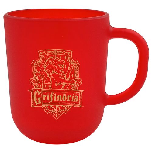 Caneca Harry Potter Grifinória 300ml em Vidro Allmix