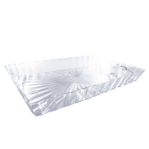 Bandeja Retangular C/ Alça 45x29cm em Plástico UZ