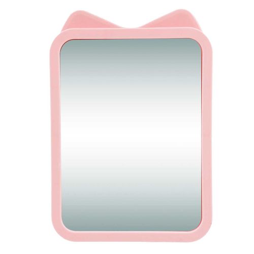 Espelho de Mesa Retangular Gato 15x11cm em Plástico Livon