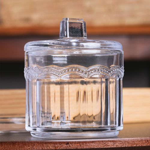 Potiche Belle Epoque 11,5x9cm em Cristal Lyor