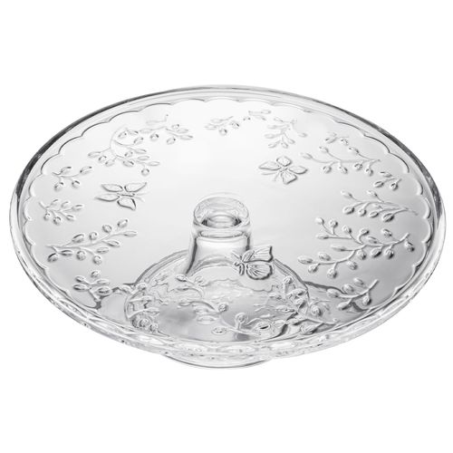 Prato P/ Bolo New Butterfly 30x11,5cm em Cristal Lyor