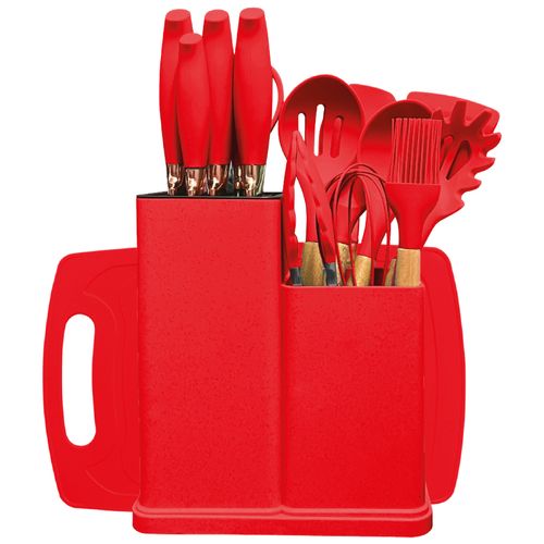 Kit Utensílios 19 Peças em Plástico Livon