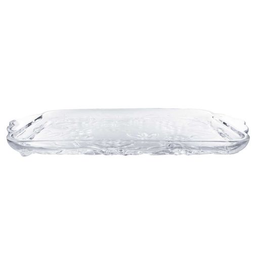 Jogo De Xícaras Flowers C/ Bandeja 7 Peças 190ml em Vidro Tecnoserv