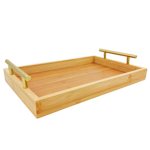 Bandeja C/ Alça 32,5x21,5cm em Bambu Livon