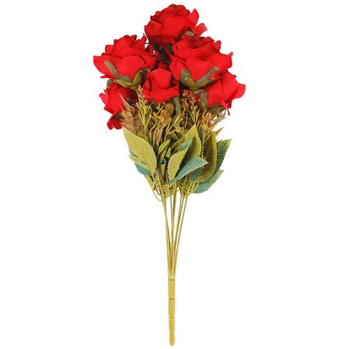 Buquê de Rosas Artificial 44cm em Plástico Bella Garden