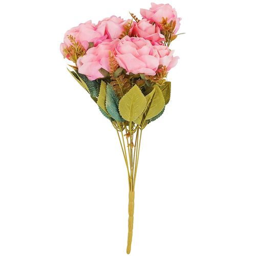 Buquê de Rosas Artificial 44cm em Plástico Bella Garden