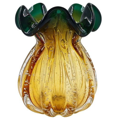 Vaso Decorativo Italy Trouxinha 13x17cm em Vidro Newway