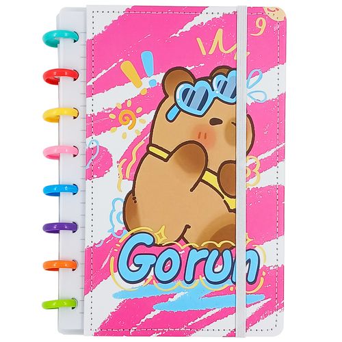 Caderno Discos Capivara 21x14cm 80 Folhas em Papel Michael Judi