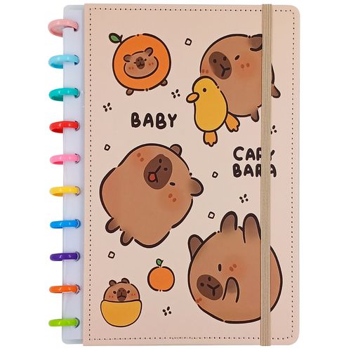 Caderno Discos Capivara 26x18cm 80 Folhas em Papel Michael Judi