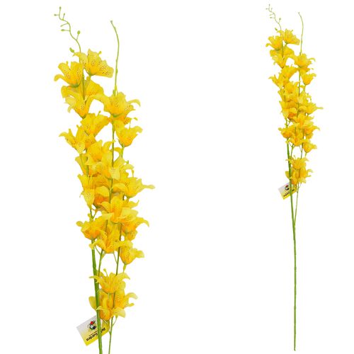 Haste Lírio Primavera Artificial 96cm em Plástico Bella Garden