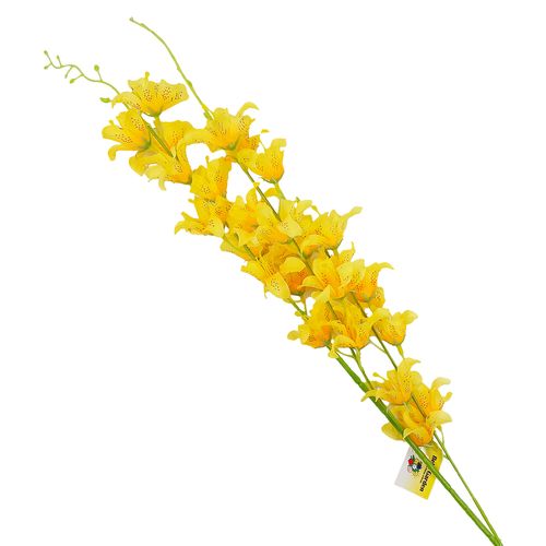 Haste Lírio Primavera Artificial 96cm em Plástico Bella Garden