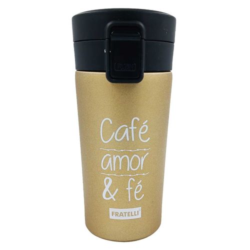 Copo Térmico Café 380ml em Aço Inox Fratelli