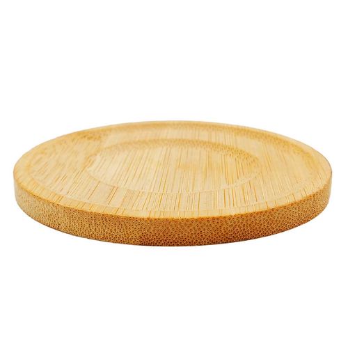 Xícara C/ Pires Bambu 10x5cm em Cerâmica Pracaza