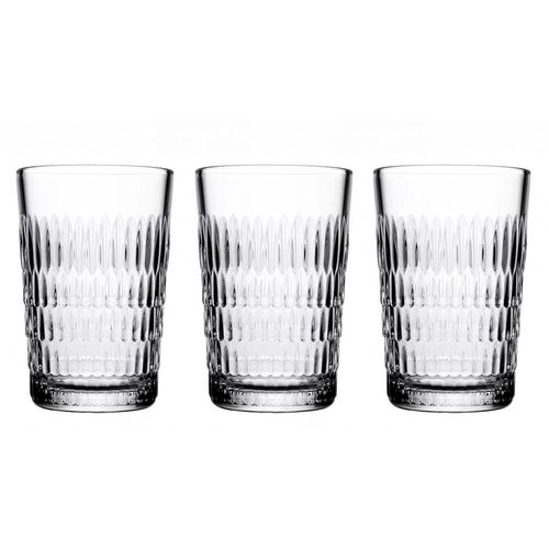 Jogo De Copos Long 350ml 3 Peças Fratelli