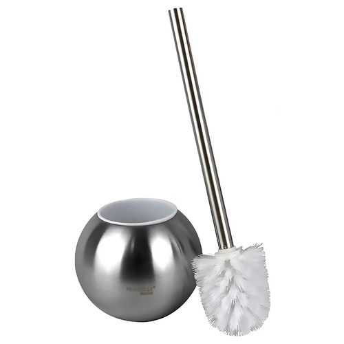 Escova Sanitária C/ Suporte 34cm em Aço Inox Fratelli