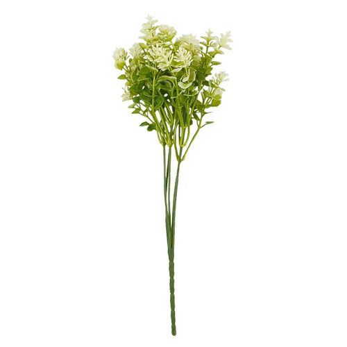 Buquê Florzinha Verde Artificial 35cm em Plástico Bella Garden