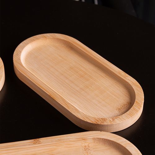 Bandeja Nature Decorativa 24x11cm em Bambu Lyor