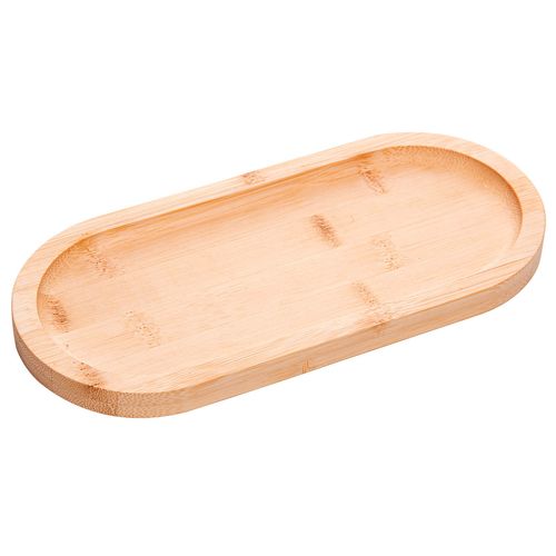 Bandeja Nature Decorativa 20x10cm em Bambu Lyor