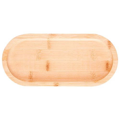 Bandeja Nature Decorativa 20x10cm em Bambu Lyor