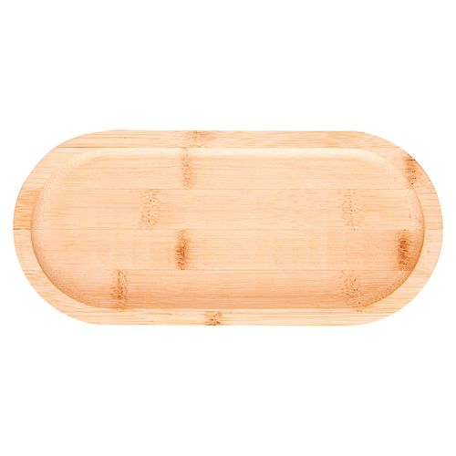 Bandeja Nature Decorativa 28x12cm em Bambu Lyor