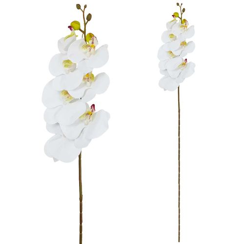 Haste Orquídea Artificial 88cm em Plástico Bella Garden