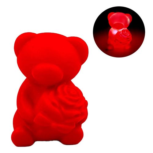 Mini Luminária Urso Led 6cm em Plástico Interponte