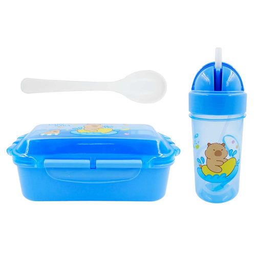 Kit Marmita Capivara 3 Peças em Plástico Interponte