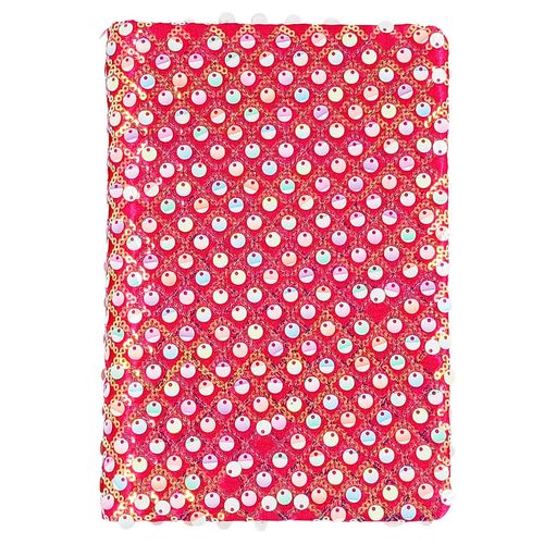 Caderno de Anotação Lantejoulas 21x14cm em Papel Interponte