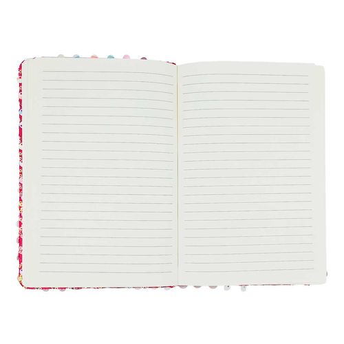 Caderno de Anotação Lantejoulas 21x14cm em Papel Interponte