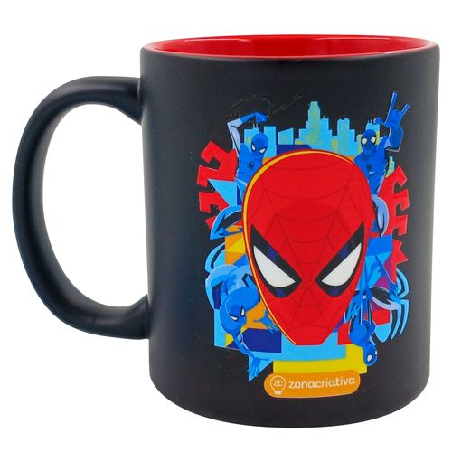 Caneca Magic Spider-Man 300ml em Cerâmica Zona Criativa