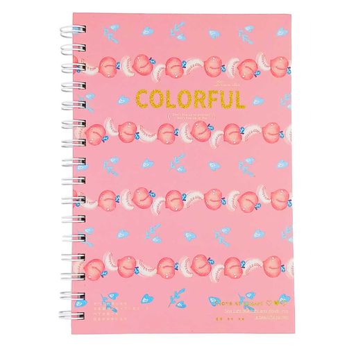Caderno de Anotação Frutas 21x14cm em Papel Michael Judi