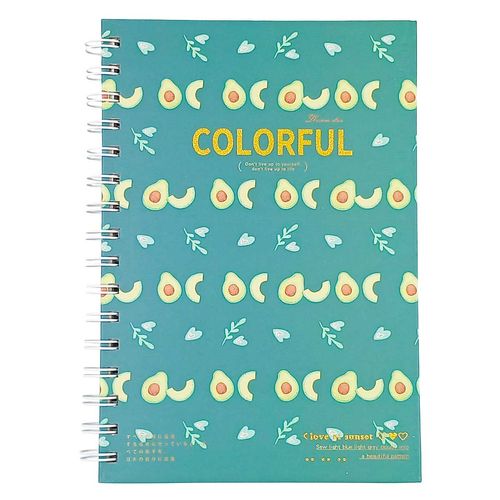 Caderno de Anotação Frutas 21x14cm em Papel Michael Judi