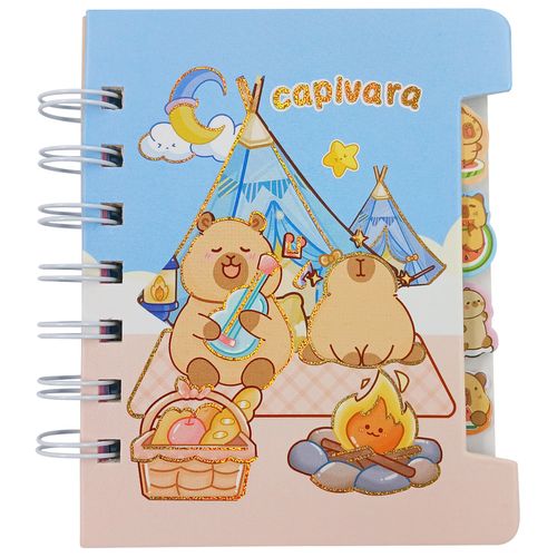 Mini Caderno Capivara 11x9,5cm em Papel Interponte