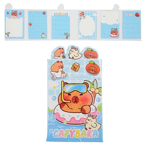 Mini Bloco de Anotação Capivara 8,5x5,5cm em Papel Michael Judi