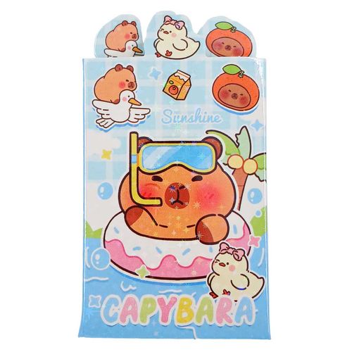 Mini Bloco de Anotação Capivara 8,5x5,5cm em Papel Michael Judi