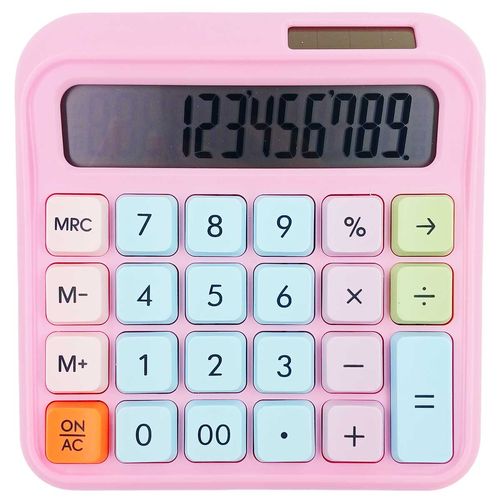 Calculadora de Mesa 12 Dígitos 13x13cm em Plástico Fu Xing