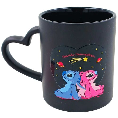Caneca Magic Stitch e Angel 300ml em Cerâmica Zona Criativa
