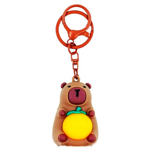 Chaveiro Capivara Led 10cm em Plástico Michael Judi
