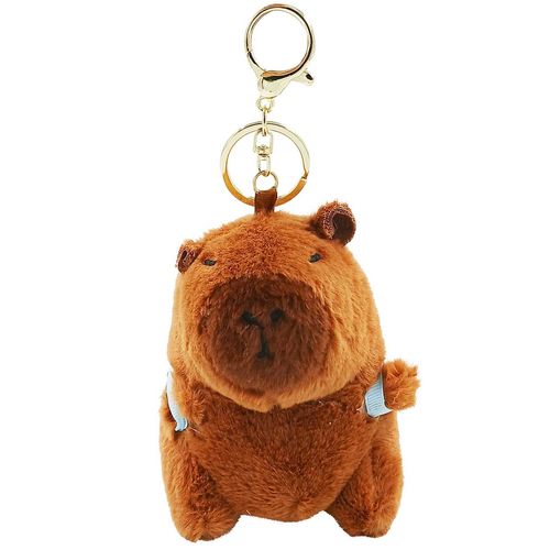 Chaveiro Capivara de Pelúcia 10cm em Poliéster Michael Judi