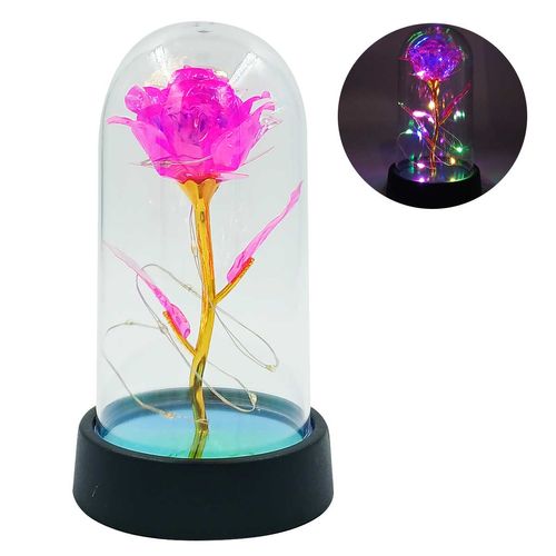 Luminária Cúpula Flor 15cm em Plástico FWB