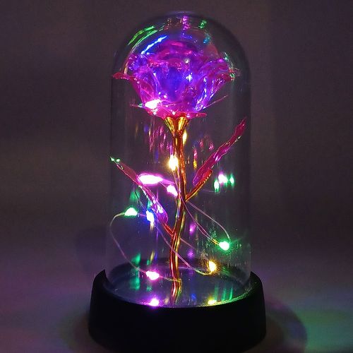 Luminária Cúpula Flor 15cm em Plástico FWB