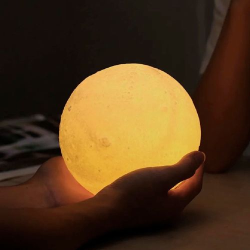 Luminária Lua Decorativa 8cm em Plástico Fu Xing