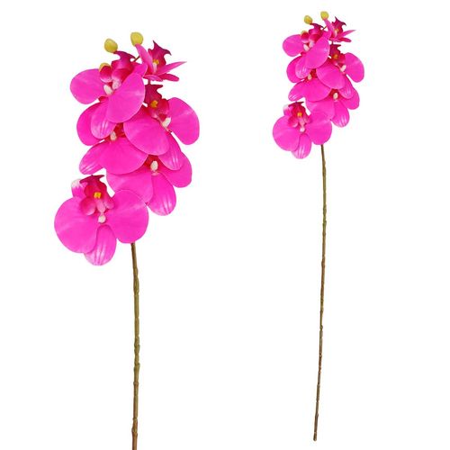 Haste Orquídea Artificial 66cm em Plástico Bella Garden