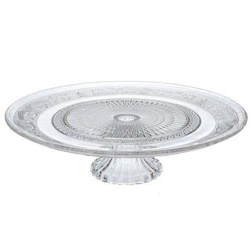 Centro de Mesa Karin C/ Pé 32,5cm em Vidro Hauskraft