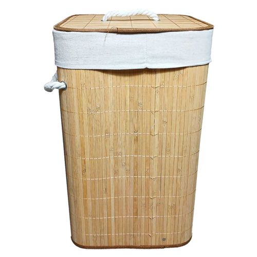 Cesto Organizador Multiuso 57x35cm em Bambu Rio de Ouro