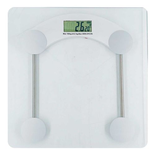 Balança de Banheiro Digital 180Kg em Vidro Tec