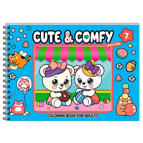 Livro P/ Colorir Cute & Comfy 21,5x15,7cm em Papel Editora Online