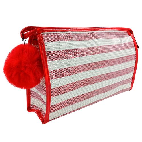 Nécessaire C/ Pompom 26x16cm em PVC Rubys