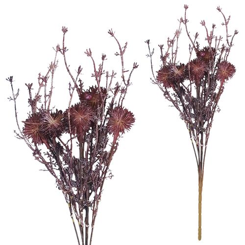 Buquê Capim Mamona Artificial 36cm em Plástico Bella Garden