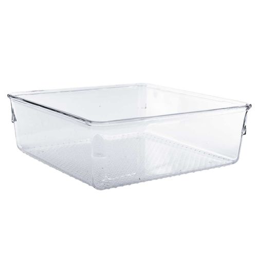 Organizador Quadrado 15x15cm em Plástico Fu Xing